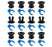 Lovelysp Bowden Tube Coupler Bowden Collet and Clip Set 3D Printer Accessories for 4mm Bushing -12 Set