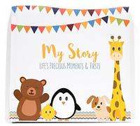 LovelySprouts First Year Baby Memory Book & Baby Journal (3 Color Styles Available). Perfect For Boys Or Girls Baby Shower Gift. First 5 Years Scrapbook, Keepsake & Photo Journal.