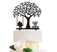 LOVENJOY Around You Romantic Wedding Cake Topper, Gift-boxed