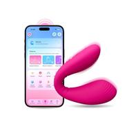 LOVENSE Dolce App-Controlled G-Spot & Clitoral Vibrator for Couples | Dual Motors, Dual Stimulations, Powerful Vibes, Adjustable Neck, Hands-Free Pleasure, IPX7 Waterproof, Rechargeable