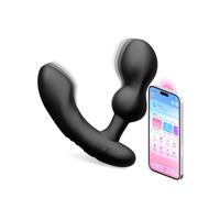 LOVENSE Edge 2 Adjustable Dual Motor Prostate Massager with App Controlled | Vibrating Butt Plug Anal Vibrator Male Sex Toy for Beginners & Advanced, Hands-Free, Waterproof, Quiet & Discreet