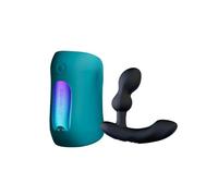 LOVENSE Edge 2 & Gush 2 Motion App Controlled Male Vibrator Sex Toy for Men | Prostate Massager, Automatic Male Masturbator, Vibarting Cock Ring, Couples Play, Hands-Free, Quiet, IPX7 Waterproof