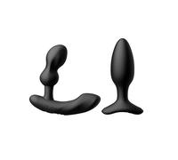 LOVENSE Edge 2 Prostate Massager Vibrator Sex Toys for Men + LOVENSE Hush 2 Vibrating Butt Plug 1.5" Anal Vibrator for Women Men Couple Play
