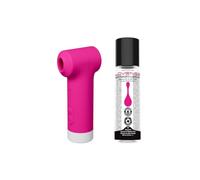 LOVENSE Fizz Dual-Head Clit Sucker, App-Controlled Suction&Tapping Vibrator+LOVENSE Water Based Lube Gel Personal Lubricant