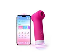 LOVENSE Fizz Dual-Head Clit Sucker, App-Controlled Suction&Tapping Vibrator | TwinAir® Technology, Powerful, Customizable Patterns, Palm Sized, Quiet, IPX7 Waterproof, for Solo or Long-Distance Play