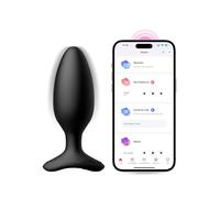 LOVENSE Hush 2 Bluetooth Vibrating Butt Plug with App Controlled, Vibrator Anal Plug Sex Toys for Men Women, Unlimited Custom Vibration Modes (1.75 inch)