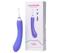 Lovense Hyphy - App-controlled 2-in-1 vibrator (purple)