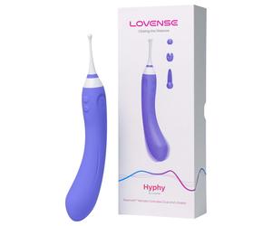 Lovense Hyphy - App-controlled 2-in-1 vibrator (purple)