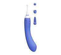 LOVENSE Hyphy App-Controlled High Frequency Vibrator for Women | G Spot & Clitoral & Nipple Stimulator, Double-Ended, 3 Silicone Attachments for Different Sensations, IPX7 Waterproof