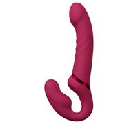 LOVENSE Lapis Strapless Strap On Dildo Flexible G Spot Vibrators APP Controlled Clit Stimulation Adult Sex Toy Vibrating Butt Plug Double-Ended Dildo for Women Couples Lesbian Sex Toys4women