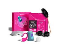 LOVENSE Lover Set - 2026 App Controlled Couples Kit, Waterproof Body-Safe Lush 4 Wearable Vibrator, Gush 2 Male Masturbator and Accessories, Long Distance Relationship Toys, Premium Couples Gift Set
