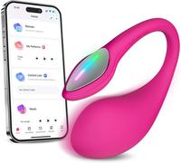 LOVENSE Lush 4 Remote Control G Spot Egg Vibrator with Vibrant LED Light Tail