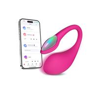 LOVENSE Lush 4 Wearable Remote Control Vibrator - App & Long Distance Controlled Love Egg G-Spot Couples Vibrator with LED Light Tail, Silent, Powerful, IPX7 Waterproof