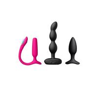LOVENSE Lush Anal Vibrating Butt Plug Sex Toys with LED Light, Beginners-Friendly+Ridge Vibrator Anal Beads+Hush 2 Bluetooth Vibrating Butt Plug Vibrator (38 mm)