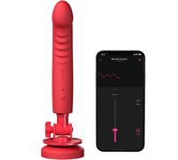 Lovense Mission 2 App-Controlled Touch Sensitive Vibrating Dildo with Suction Cup