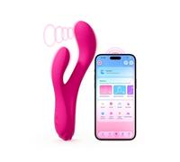 LOVENSE Osci 3 App-Controlled Heating Rabbit Vibrator for Clit & G-spot | Dual Motors, Powerful Stimulations, Strong Oscillations & Vibrations, Ergonomic shape, IPX7 Waterproof, Rechargeable
