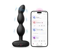 LOVENSE Ridge Vibrating Anal Beads Butt Plug with App-Controlled Vibration Prostate Massager Anal Plug Wireless Sex Toys4couples Men & Women Anal Vibrator with Unlimited Custom Vibration Modes