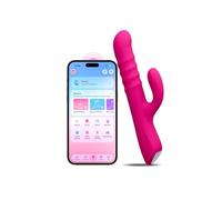 LOVENSE Velvo App Controlled Rotating Rabbit Vibrator, Dual Stimulation | G-Spot & Clitoral Vibrator, 360° Rolling Bead Design, Sync with Other Lovense Toys, IPX7 Waterproof, Rechargeable
