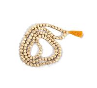 LOVENSPIRE Tulsi Mala Beads Necklace Holy Basil 108 + 1 Beads Ram Japa Prayer Mala Energized Hindu Tibetan Buddhist Rosary for Chanting Mantra Hand Knotted Tulsi Neck Mala for Pooja Meditation Yoga