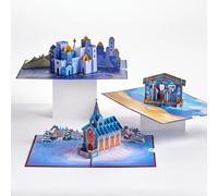 Lovepop® Christian Christmas Set of 3 3D Pop-Up Cards Christmas Cards with Hidden Compartment for Money Gifts and Vouchers Includes Envelope Extendable Note Card