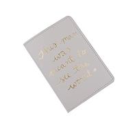 Lover Couple Holder Card Letters Hot Stamping for Women Men Wedding Travel Wallet