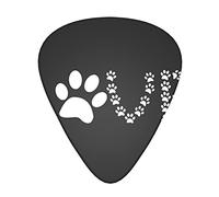 Lover Dog Paw Guitar Plectrums Classical Triangle Bass Acoustic And Electric Guitar Plectrums For Guitarists 12 Pieces