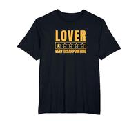 Lover - One Star - Very Disappointing T-Shirt, Men's Big and Tall, Black, 2X Tall