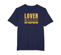 Lover - One Star - Very Disappointing T-Shirt, Men's Big and Tall, Navy Blue, 6X Tall