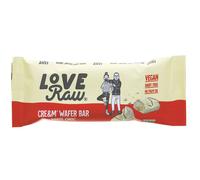 LoveRaw White Choc Cre&m Wafer Bar - 43g