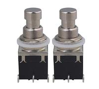 lovermusic 2 x Plastic Effects Pedal Stomp Box Foot Switch with Lock for Guitar