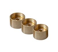 Lovermusic 3 PCS 2.2cm Dia Copper Trumpet Repair Part Trumpet Heavy Bottom Valve Caps