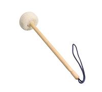 Lovermusic 36x1.6cm Beige Gong Timpani Mallets Timpani Sticks Soft Velvet Head Mallets Wooden Handles