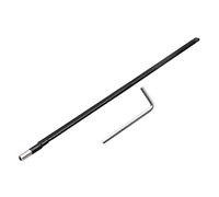 lovermusic 380mm Double Type Adjustment 9mm Dia Guitar Neck Truss Rod Black Silver