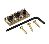 lovermusic 43MM Guitar Tremolo Bridge Locking Nut 1-11/16" Golden