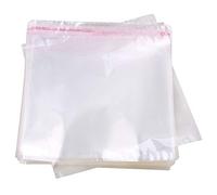 lovermusic 500 pieces 6.3x6.1 Plastic Clear Resealable Sleeves for CD Jewel Case