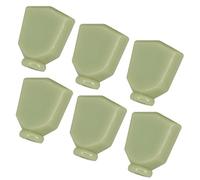 lovermusic 6 x Guitar Machine Head Knobs Imitation Jade Tuner Tulip Buttons Light Green