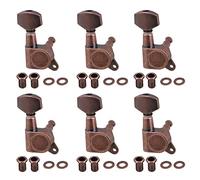 lovermusic 6x Right Electric Guitar Closed Tuning Pegs Tuners Machine Heads Bronze