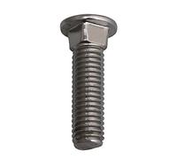 lovermusic 8x33mm Silver Metal Tension Adjustment Screw Drum Set Replacement Part