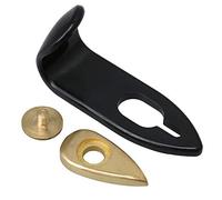 lovermusic Black Plastic Saxophone Thumb Hook Rest Support with Washer and Screw