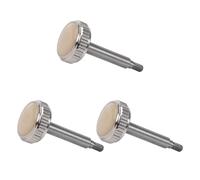 Lovermusic Brass Nickel-Plated Euphonium Buttons (3), 1.78inch Diameter, Silver