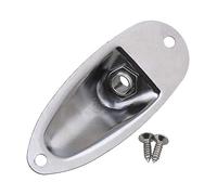 lovermusic Chrome Traditional Electric Guitar plated Output Plate Jack Socket