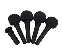 lovermusic lovermusic Ebony Tuning Pegs Tuners Replacement for 1/4 Violin String Instrument Accessories