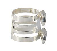 Lovermusic Metal 29x25mm Silver Plated Clarinet Ligature Clarinet Woodwind Instrument Accessories for B-Flat Clarinet