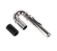 Lovermusic Silver Joint Diameter 0.79inch Nickel-plated Flute Curved Head Joint Musical Accessories