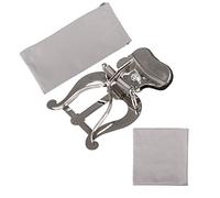 lovermusic Silver Metal Plating B Flat Music-Lyre for Trombone, Exquisite Workmanship, Unique Design, Easy to Use and Install