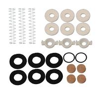 Lovermusic24 Piece Trumpet Piston Valve Repair Kit with Spring Felt Trumpet Valve Cork Pad