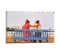 Lovers And Others Strangers by jack_vettriano Wall Art Prints Poster Picture Print Wall Art Poster Painting Canvas Posters Artworks Room Aesthetic 16x24inch(40x60cm)