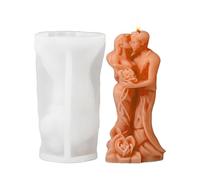 Lovers Candle Mould - Handmade Soap Plaster Epoxy Resin Casting Mould, Artificial Body Resin, | For Wedding Valentine's Day, Romantic Couple Mould Made of Silicone for DIY Crafts, , De