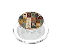 Lovers Patchwork Quilt Floral Botanical Rose PopSockets PopGrip for MagSafe