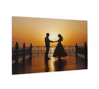 Lovers Piece Jigsaw Puzzle 1500 Jigsaw Puzzles for Adults Landscape Impossible Puzzle Challenging High Difficulty Family Activity, Gift Box Packaging, Great Gift Idea for Family Friends 87x57 CM -969y